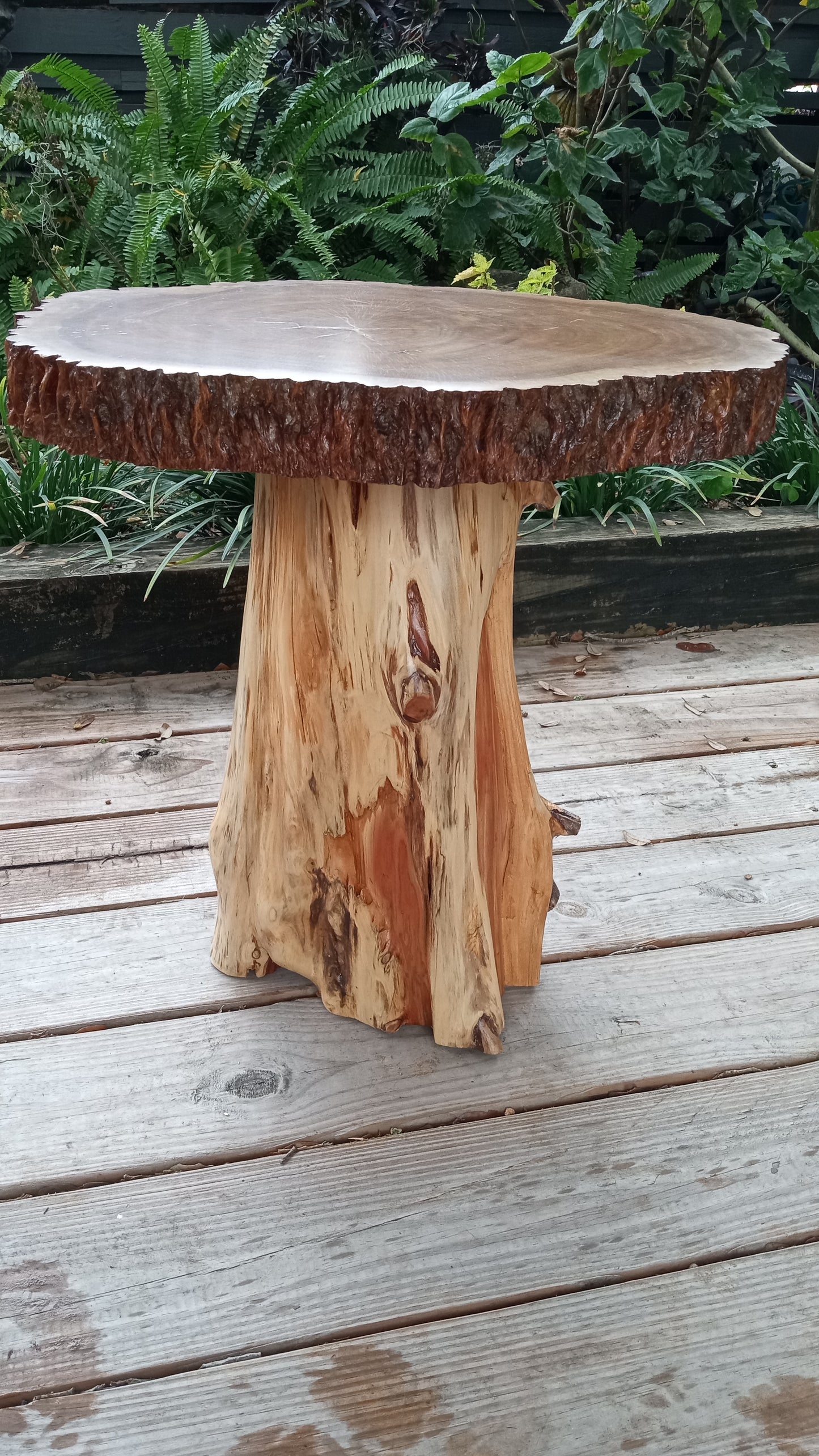 Rustic Natural Edge End Tables