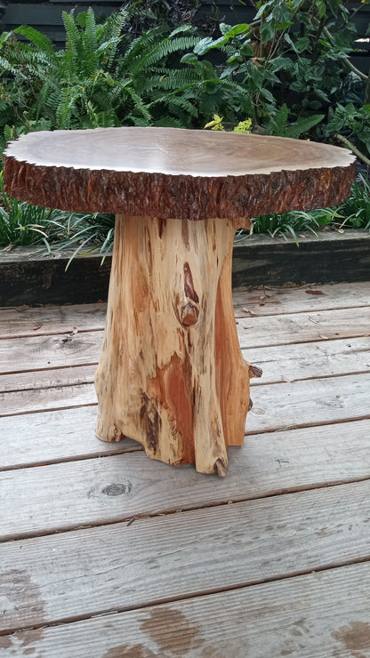 Rustic Natural Edge End Tables