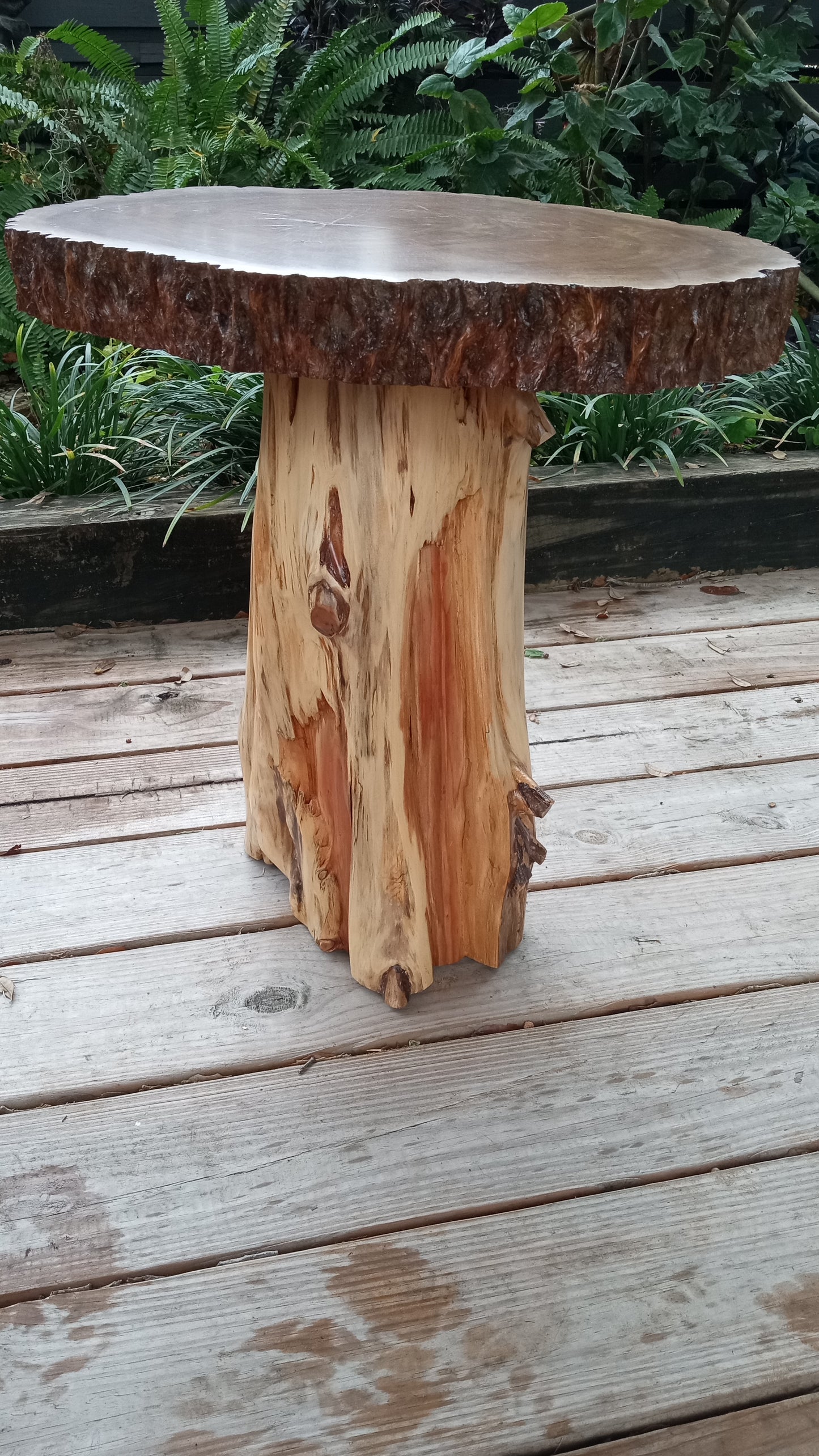 Rustic Natural Edge End Tables
