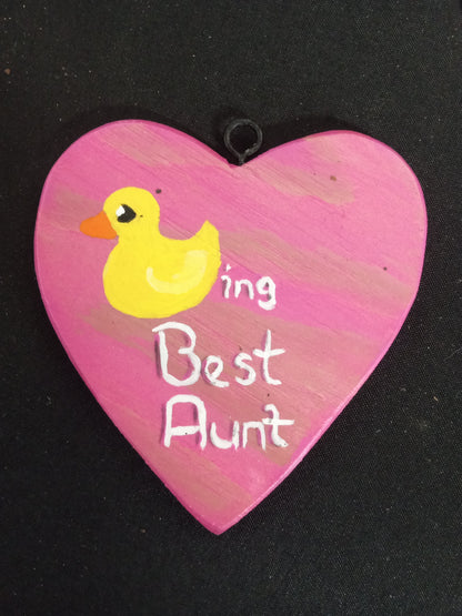 Custom Hanging Wooden Hearts