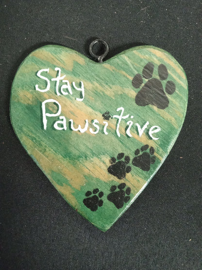 Custom Hanging Wooden Hearts