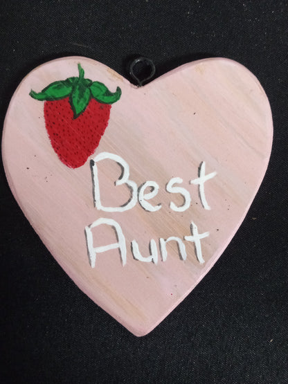 Custom Hanging Wooden Hearts