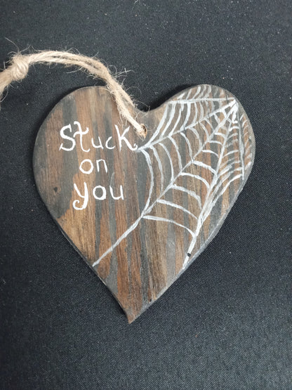 Custom Hanging Wooden Hearts