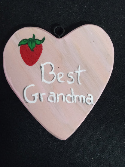 Custom Hanging Wooden Hearts