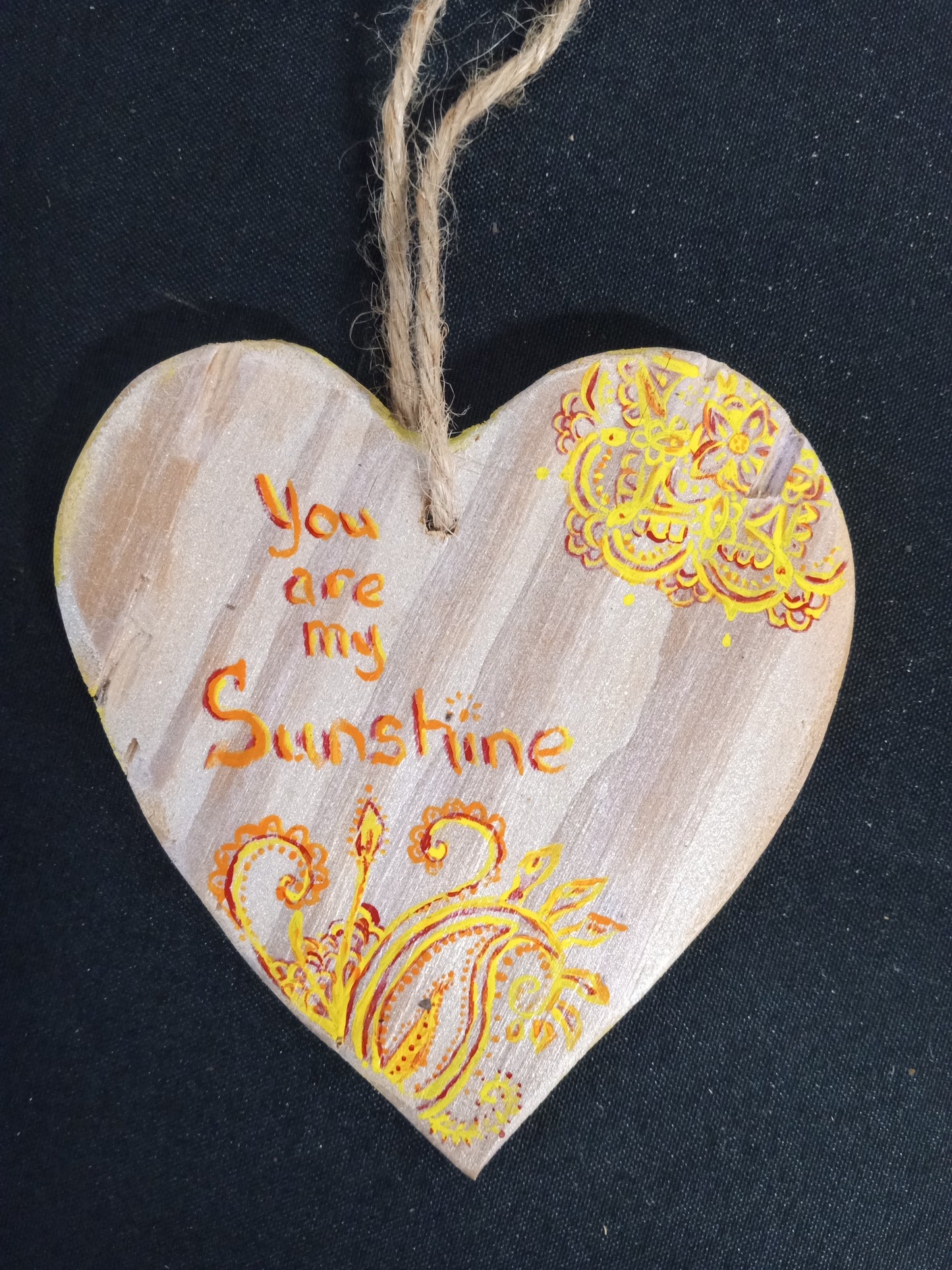 Custom Hanging Wooden Hearts