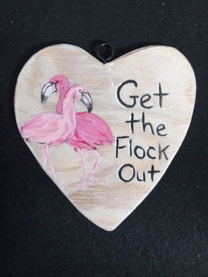 Custom Hanging Wooden Hearts