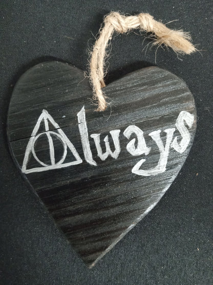 Custom Hanging Wooden Hearts