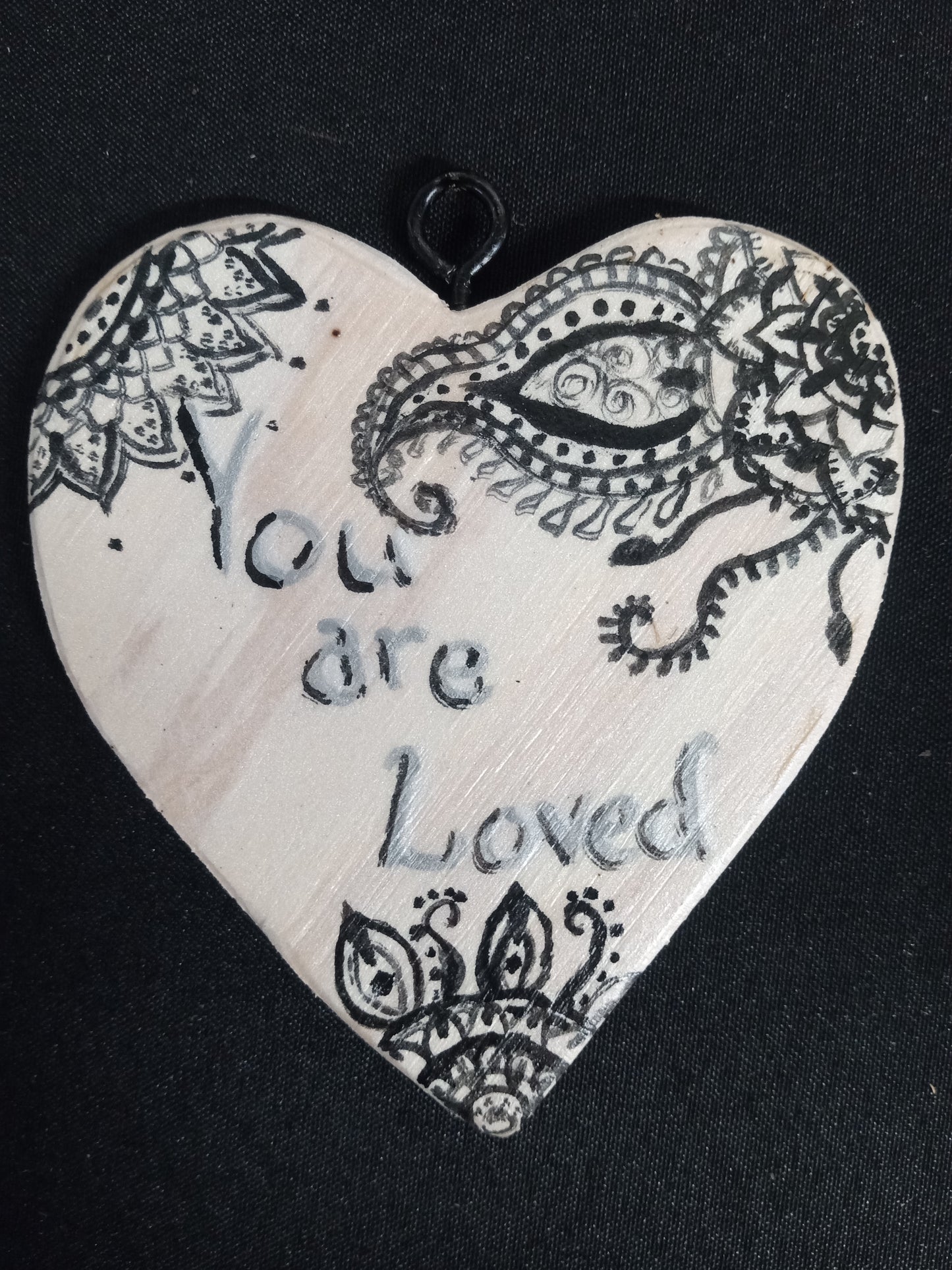 Custom Hanging Wooden Hearts