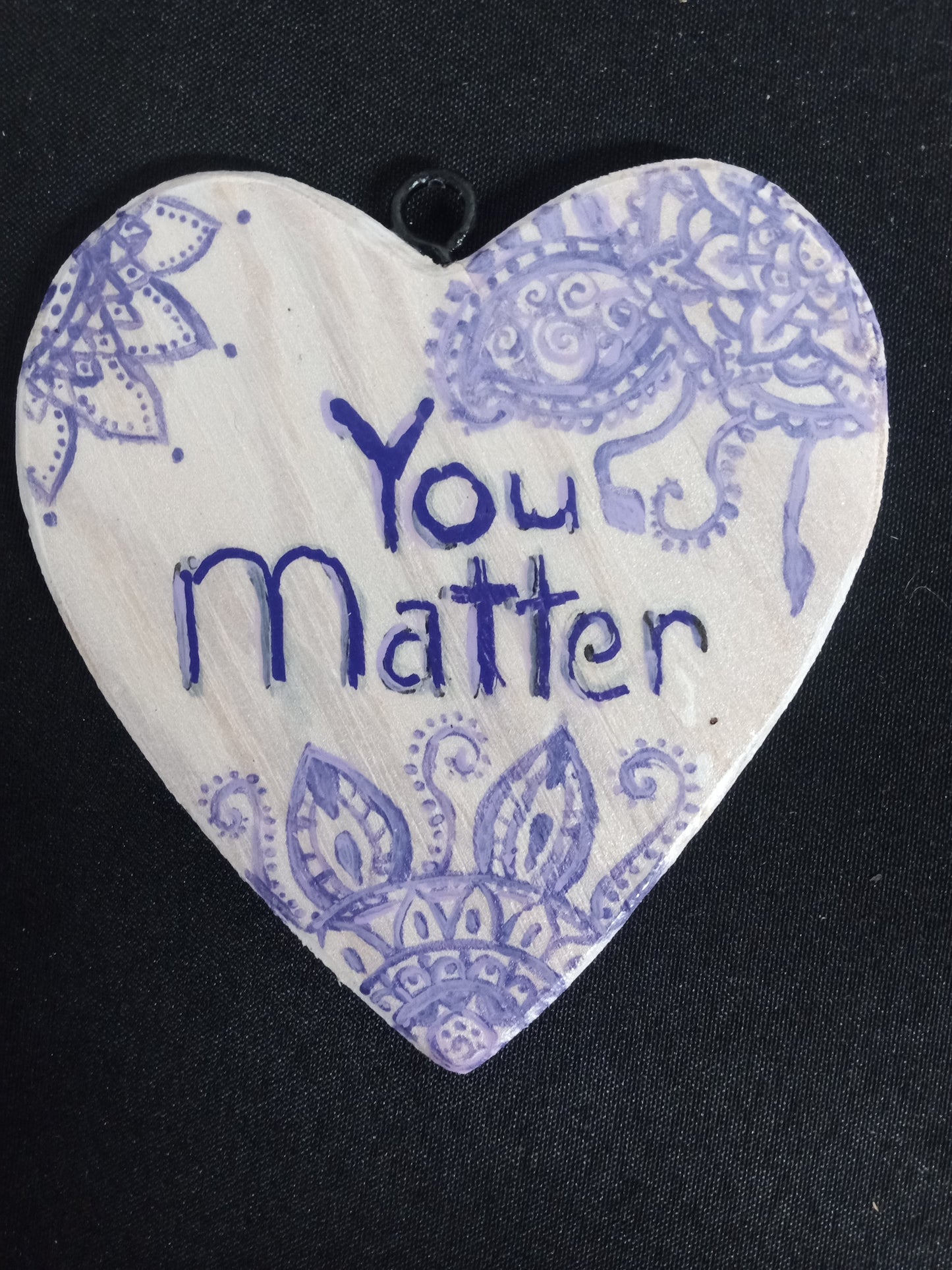 Custom Hanging Wooden Hearts