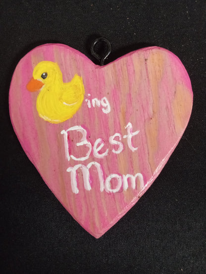 Custom Hanging Wooden Hearts