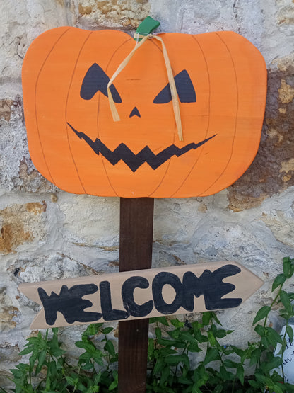 Pumpkin Yard Sign