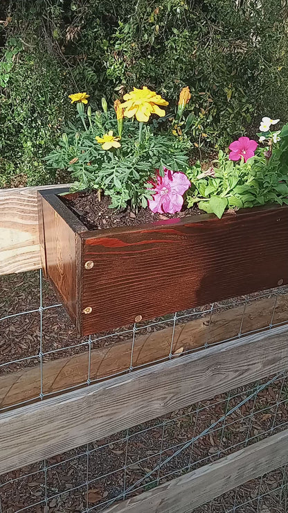 Hanging Fence Planters