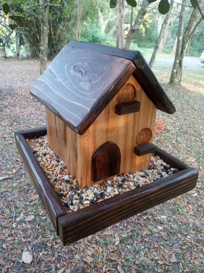 Rustic Bird Feeder